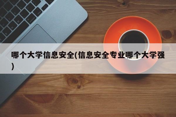 哪个大学信息安全(信息安全专业哪个大学强)